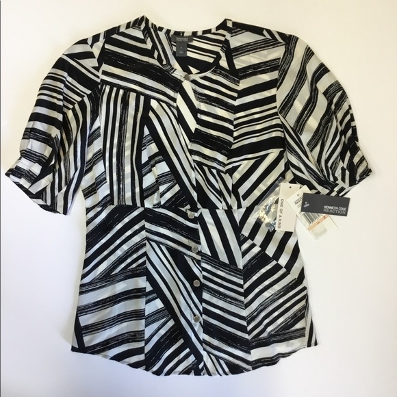 Kenneth Cole Tops - New With Tags Silk Blouse.  Kenneth Cole.